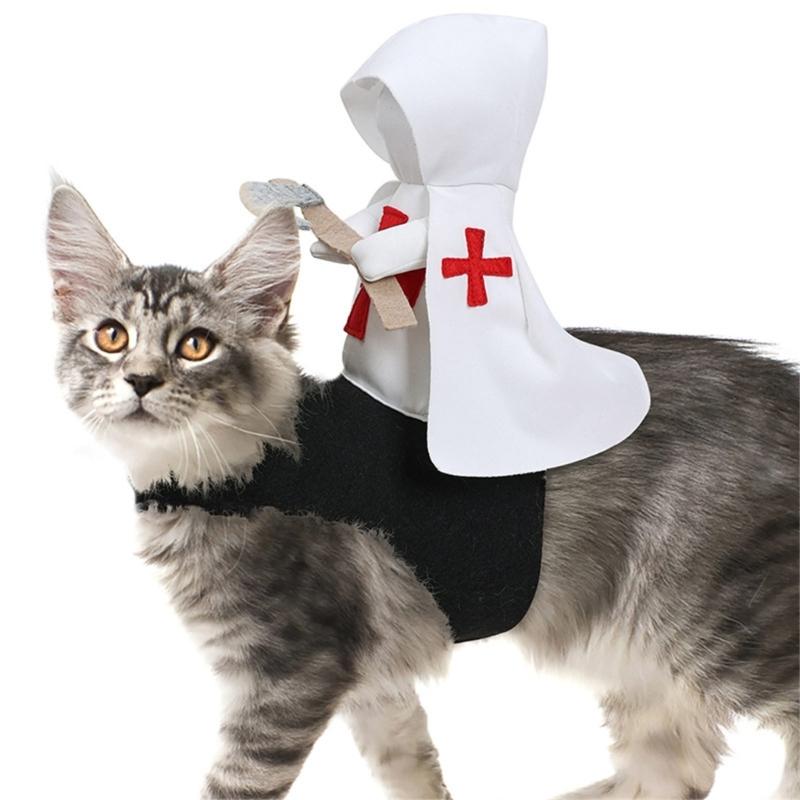 Funny 3D Knight Killers Costume for Dogs Pet Holiday Accessories Halloween Suitable for Cats and Dogs