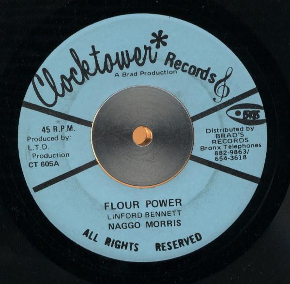 

7inch Record NAGGO MORRIS - Flour Power CT605 Clocktower Reco 1976 US Reggae, Ska & Dub Used