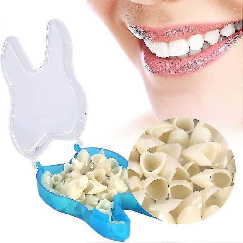 50pcs teeth crown, 2types temporary resistable crown of teeth with different sizes oral care anterior crown(front teeth)