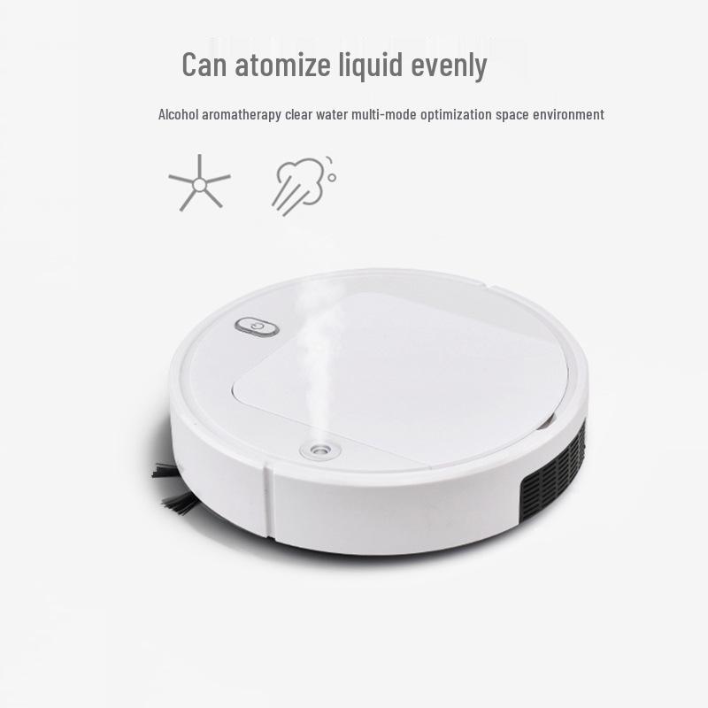 Smart 3-in-1 Robotic Vacuum Cleaner: Rechargeable & Compact Home Appliance