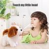 Walking Intelligent Robot Dog Toy Electric Simulation Dog Rabbit Plush Toy Teddy Children