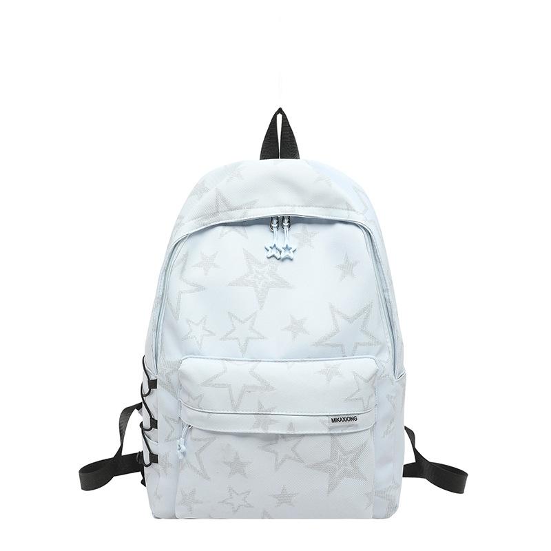 Schoolbag American star printing backpack South female student leisure lightweight large capacity schoolbag simple leisure travel backpack