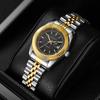 Casaro Damenarmbanduhr Kalender Stahlarmband Damenarmbanduhr Mechanische Business-Uhr Automatische Wasserdichte Legierung Quarz-Uhr Diamant