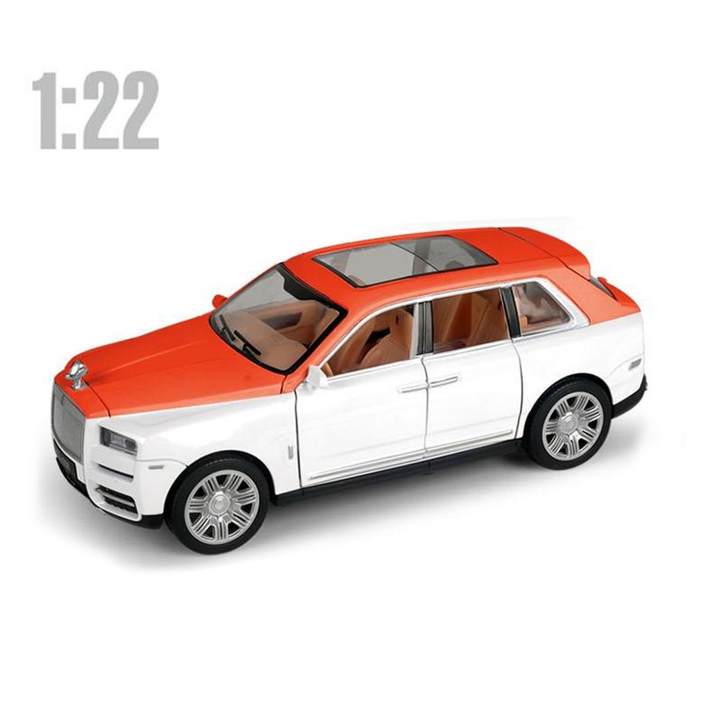 1:22 Scale Alloy Vehicle Models Simulation Model Car Toys with Sound and Light Pull Back Toys for Children Gift Doors Opened