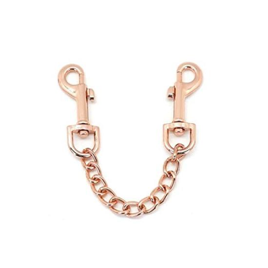 Liebe Seele Ankle Cuffs Cosplay SM Goods Rose Gold Leather Soft Bondage