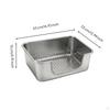 Small Pet Waste Tray with Perforated Panel Metal Animal Litter Grate Easy to Clean