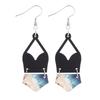 Bohemian Multi-layer Patchwork Geometric Cork Earrings