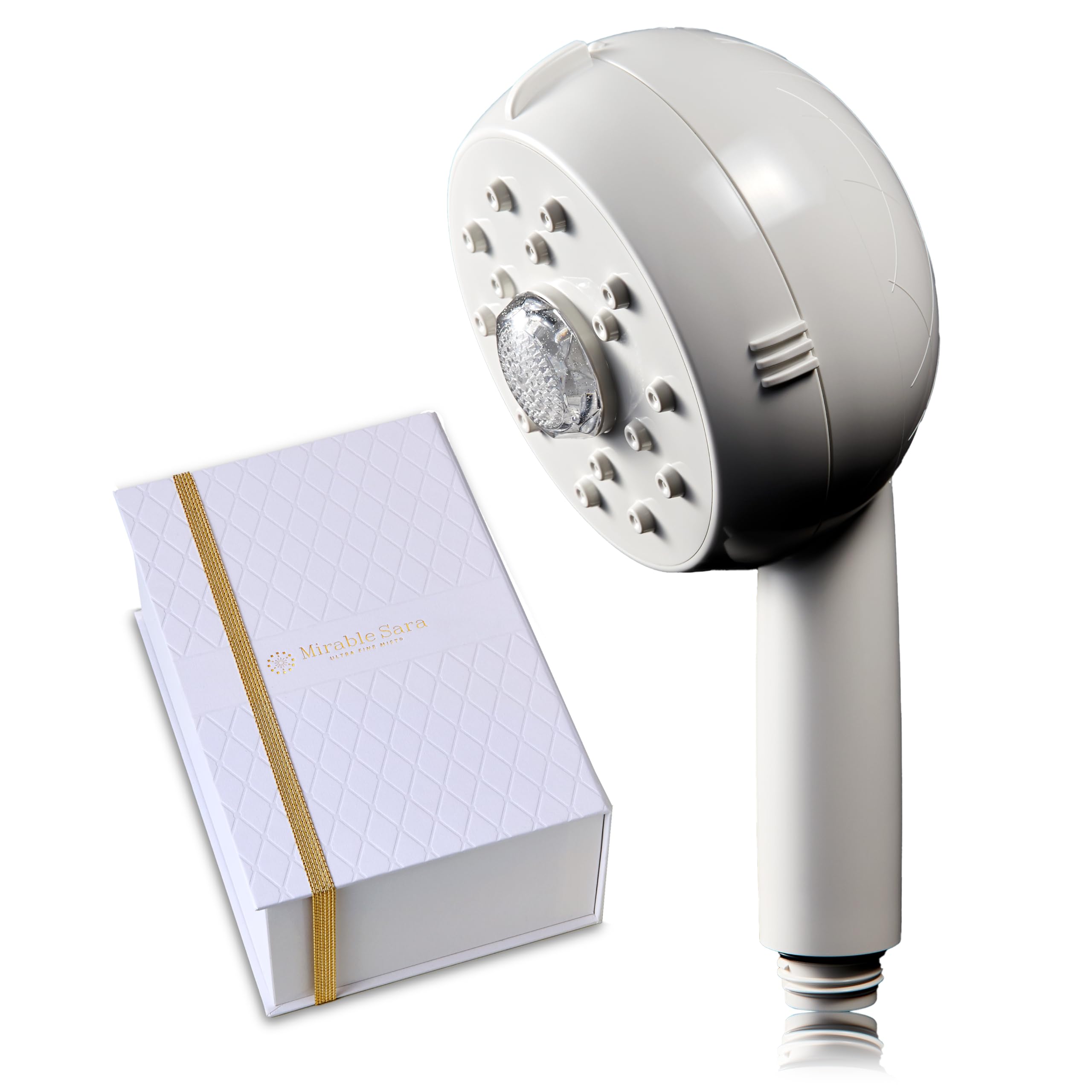 

Mirable Sara Душевая лейка Ультратонкий пузырь Экономия воды Туман Водный поток [Официальный магазин]