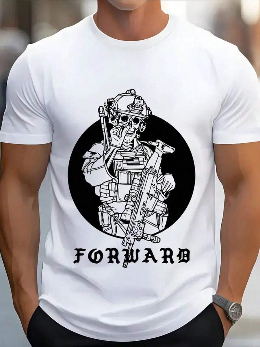 

Soldiers Advance Gift New Unisex S T-Shirt, Summer Style M