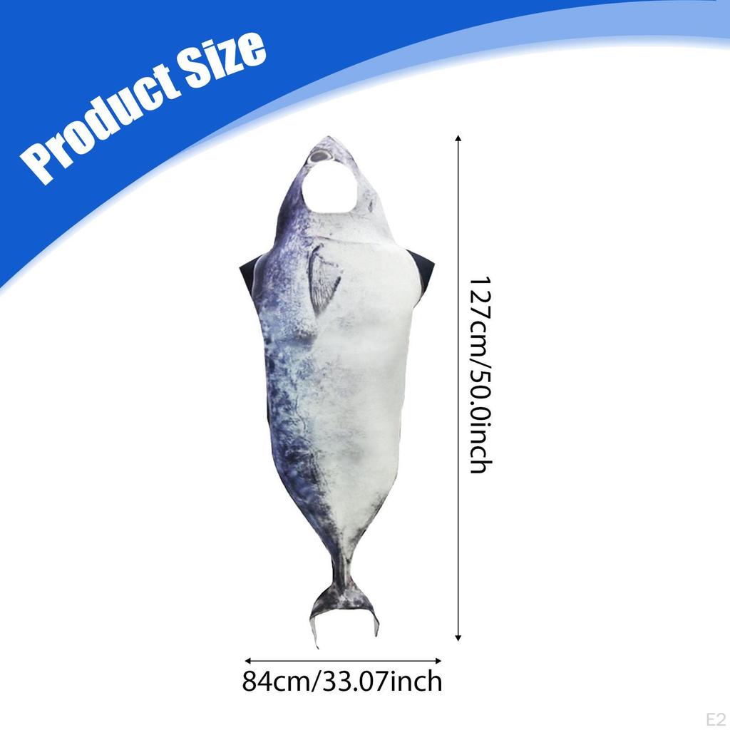 Kids Fish Costume Lightweight Gift Fancy Dress for Birthday Stage Performance