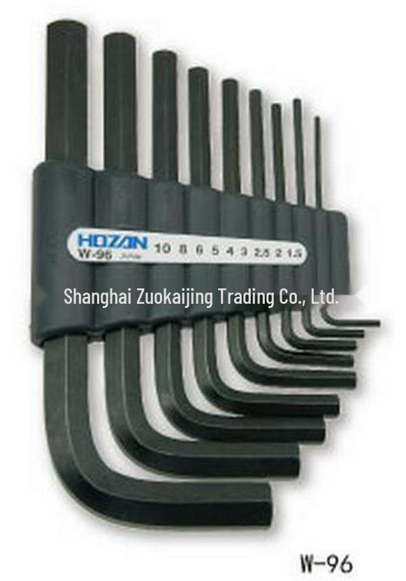 HOZAN/Baoshan W-96 Foldable Hex Wrench Set - 9 Pieces See details