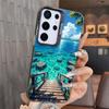 Sommer Strand Meer Palmenbaum Urlaub Stoßfeste Handyhülle für Samsung A17 A16 A15 A14 A37 A57 A36 A56 A26 A35 A55 A25 A34 A54 A2
