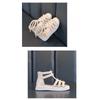 Stylish soft-soled peep-toe princess sandals for girls, suitable for kids of middle and older ages
