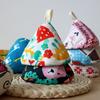1 Unidad Tapa Triangular para Olla Capucha Animal de Dibujos Animados Algodón Cocina Aislamiento Clip Asa Guante Regalo de Navidad