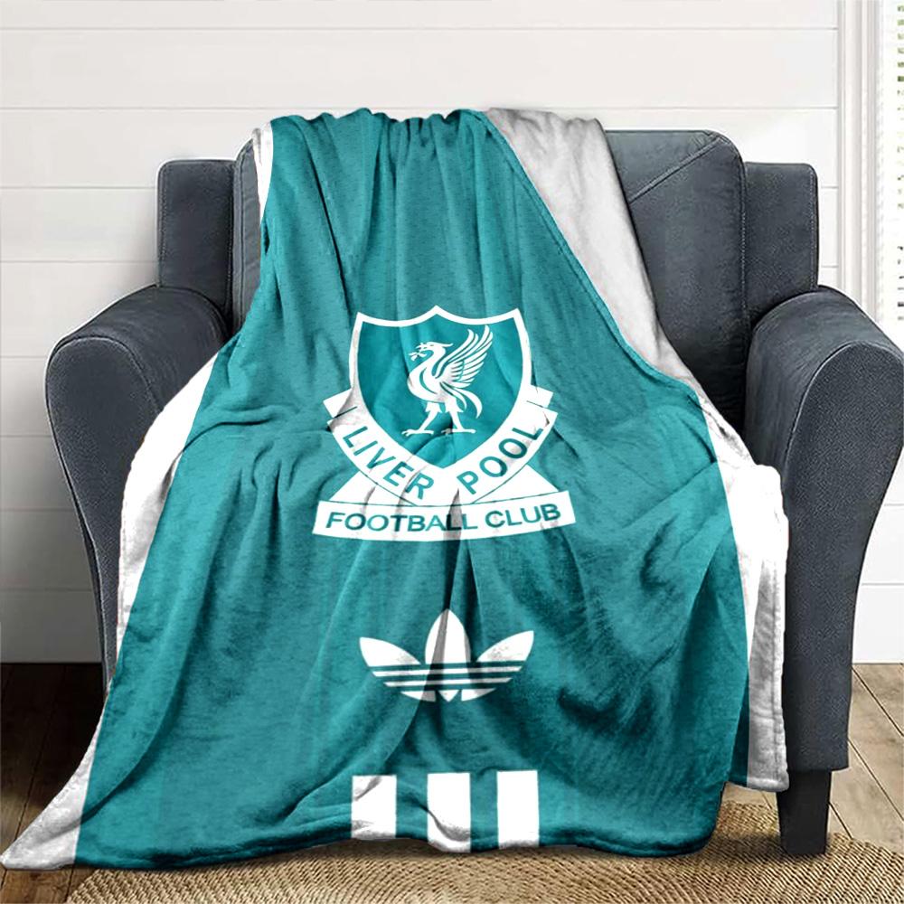 Liverpool Blanket Comfortable Perfect for Couch Bed Picnics for All Seasons Modern Gift for Travel Home Birthdays