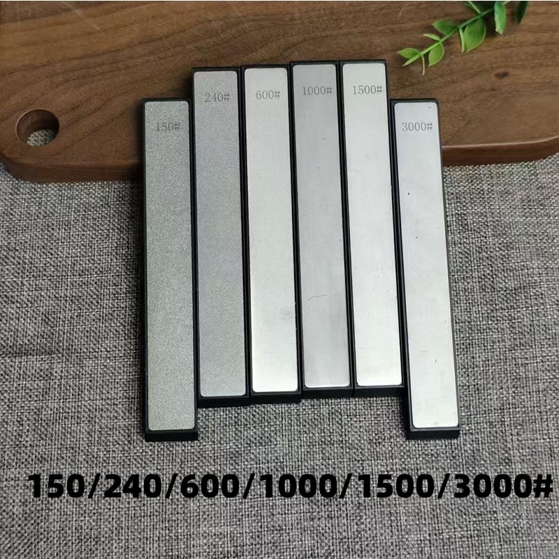 6pcs Diamond Sharpening Stone Knife Sharpener Replacement Fixed Angle System Grinding Bar Diamond Whetstone Oil Stone