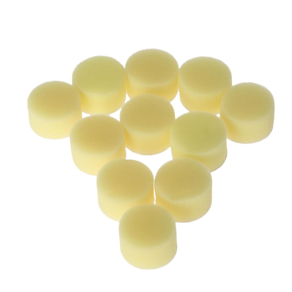 DRELD 50Pcs 1inch 25mm Sponge Waxing Buffing Polishing Pad for Car Polisher M6 Polishing Pad Backer Plate For Dremel Rotary Tool