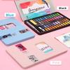 36/48 Color Watercolor Paint Set with Box and Paint Brushes Gifts Watercolor Pigments Set Painting Supplies