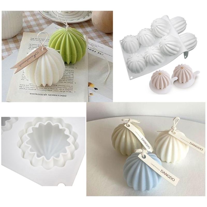 3D Cake-Decor Chocolate Mold 8-Cells Cactus-Ball Fondant Mold Cake-Topper Tools Candy Baking-Mold Easy to Clean