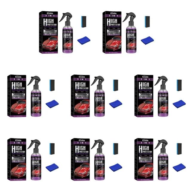 3 in 1 Auto Keramikversiegelungsspray Auto Nano Keramikbeschichtung Polierspray Wachs Autolack Kratzer Reparatur Entferner 30ml/100ml