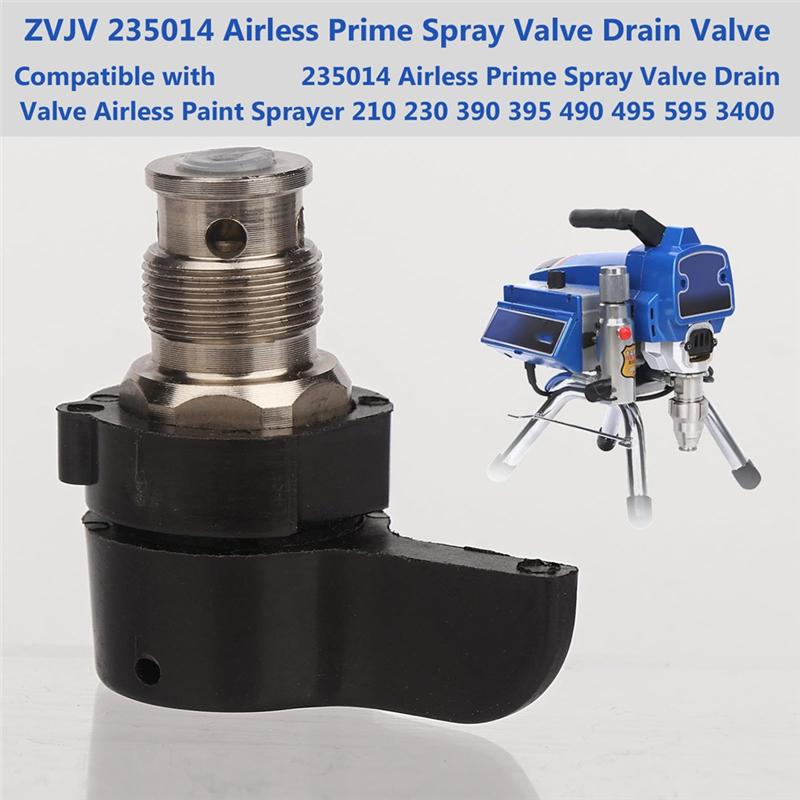A96I-235014 Airless Prime Spray Valve Drain Valve For Graco 210 230 390 395 490 495 595 3400 Airless Paint Sprayer
