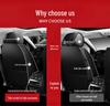 Universal Leather Car Seat Cushion for 5-Seaters - All-Season Fit