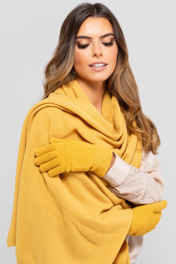 Scarf*01 Women' Winter Honey Color