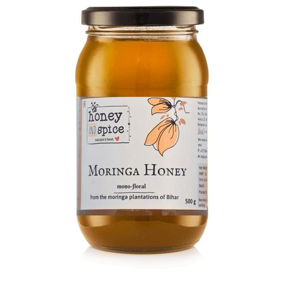 

Мёд и Специи - Мёд Моринга (500г) | Свежий с дерева Моринга - Дерево жизни | Монофлорный | Высокопитательный | 100% Сырой и Чистый (500)