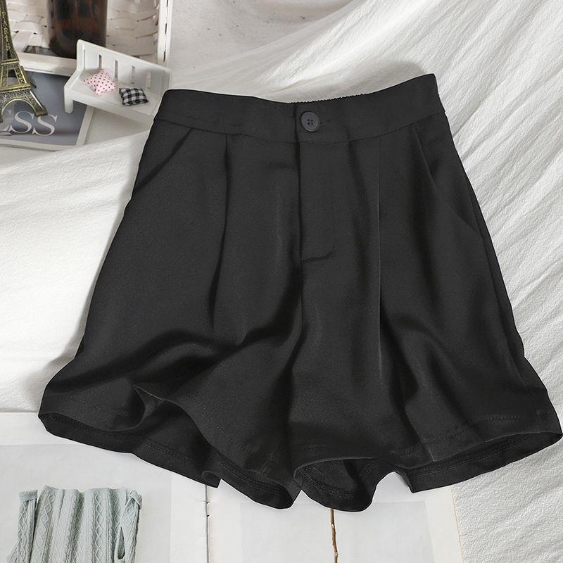 

Women s 2026 High Waist Slimming Casual Straight Leg Ice Silk Cigarette Pants S (80-95 jin)