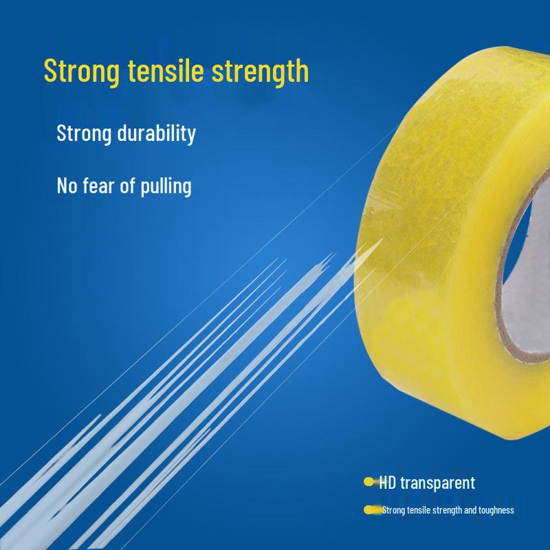High Viscosity Beige Packaging Tape: Thick, Large Roll for E-commerce Sealing