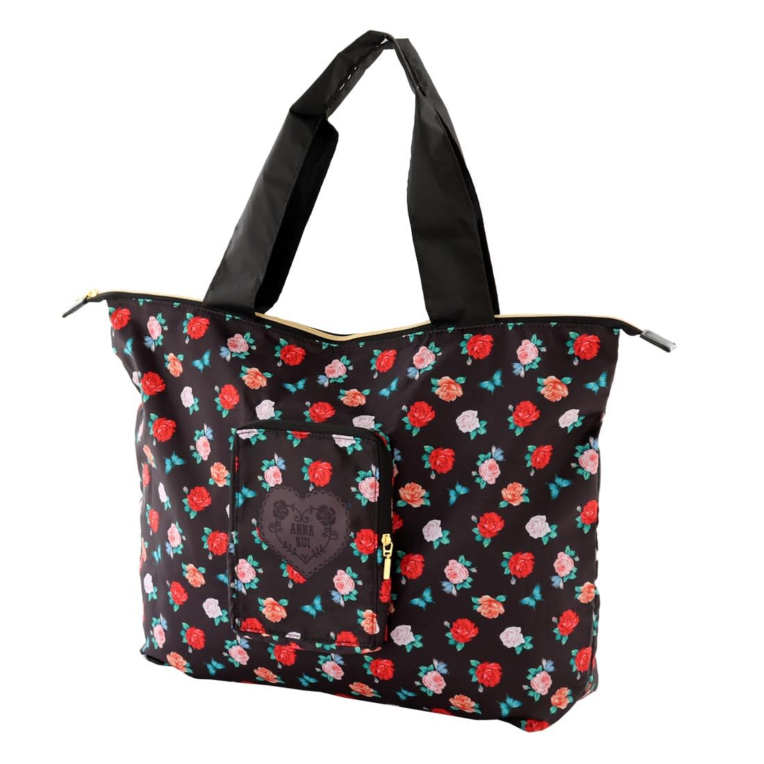 

Tote Bag Eco Bag Rose Anna Sui [ANNA SUI] Carry-on Bag/My (Black) Sui/Anna Women s 109208-0004-01 чёрный