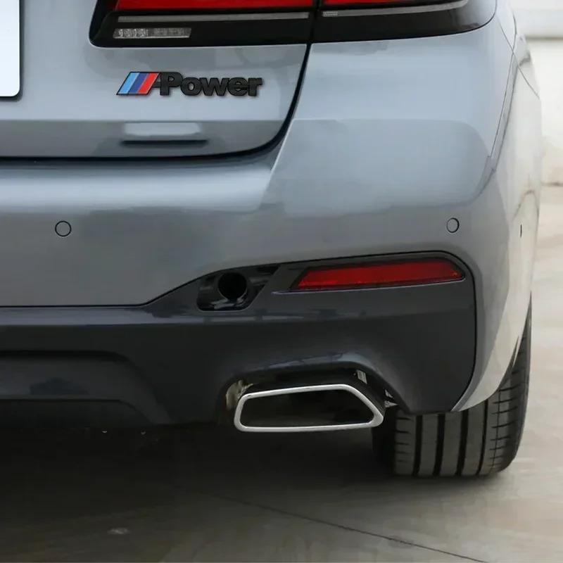 3D Metal Car M POWER Badge Emblem Deocration Sticker Auto Body Trunk Modification Decal For BMW F13 F15 F16 F30 F34 F32 F31 E3