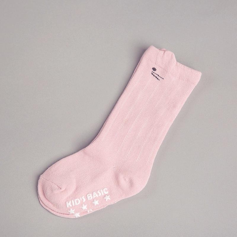 Niedliche kniehohe Socken für kleine Mädchen, Beinhosen, 0–4 Jahre alt, Baumwolle ohne rutschige Belüftungssocken