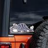 Set of 3 15x7cm Sleeping Cat Waterproof Vinyl Car Decal Window Bumper Exterior Decoration Accessories Scratch Resistant Sticker | #JP08