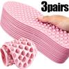 5pairs 5D Foot Full Palm Massage Insole for Men Women Anti Slip Foot Relieve Foot Fatigue Pressure Soft Sports Casual Sole Pads