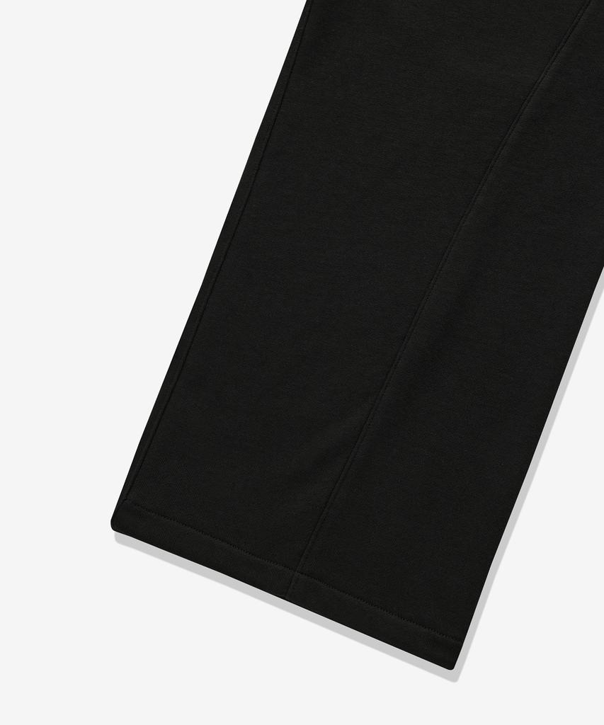 COVERNAT Loose Straight Curved Sweatpants Black