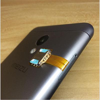 Android Nano Mikro Mini SIM Kart Adaptörü için Çift Çift SIM Kart Adaptörü XIAOMI REDMI NOT