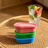 Ice Cube Mold Easy Demould Food Grade Silicone Popsicle Tray with Leak-Proof Lid Odor-Free Safe DIY Freezing Tray