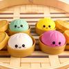 Cute Steamed Bun Squishy Toy Soft Stress Relief Squeeze Fidget Toy For Kids & Adults