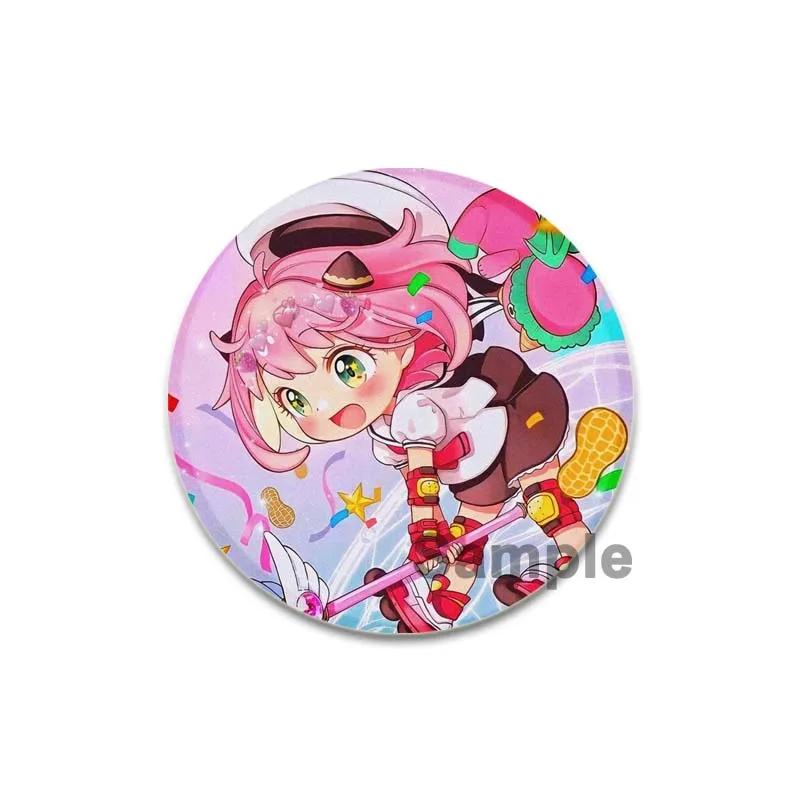 32/44/58mm SPY X FAMILY Enamel Pin Cute Anime Brooches Anya Forger Cute Head Lapel Pins Cartoon Badge Backpack Hat Jewelry Accessories Gift