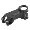 Bike Stem Aluminium Alloy Black Mountain Bike Handlebar Riser Negative 25 Degrees Bike Short Handlebar Stem Riser 70mm