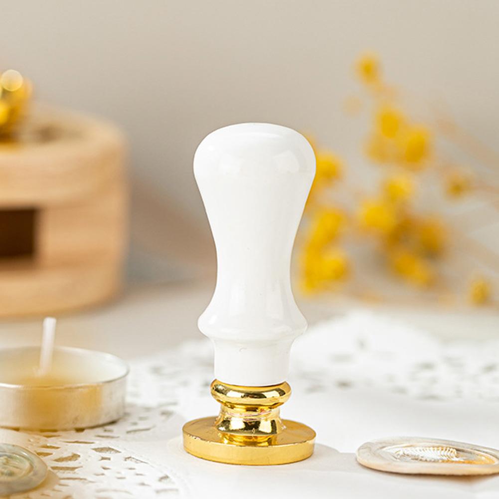 Retro Stamp Handle Multipurpose DIY Seal Handle Craft Supplies Sealing Wax Handle Envelope Decorative (Handle without Stamp )
