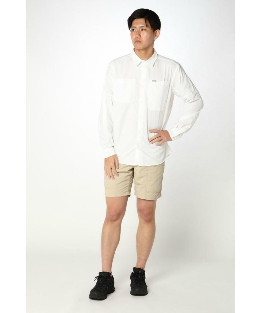Silver Ridge Utility II Long Sleeve Shirt AE3465 White Size M [Columbia]