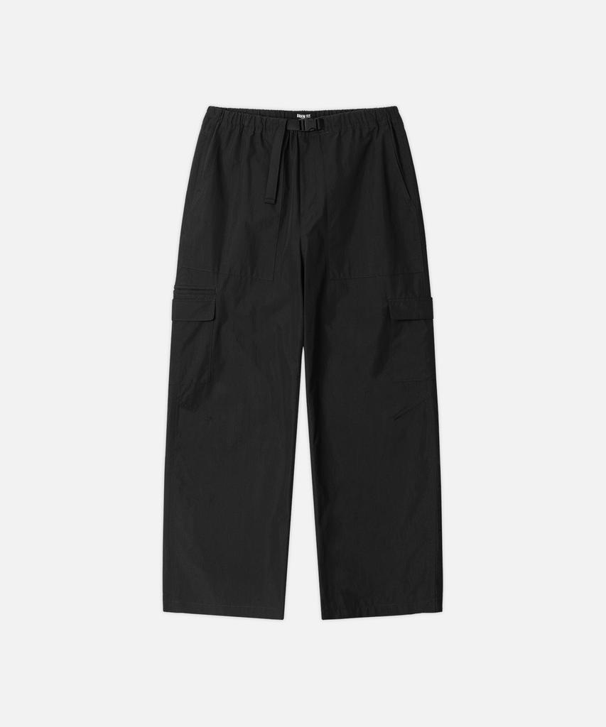 DRAW FIT Cn Belted Cargo Pants [Black]