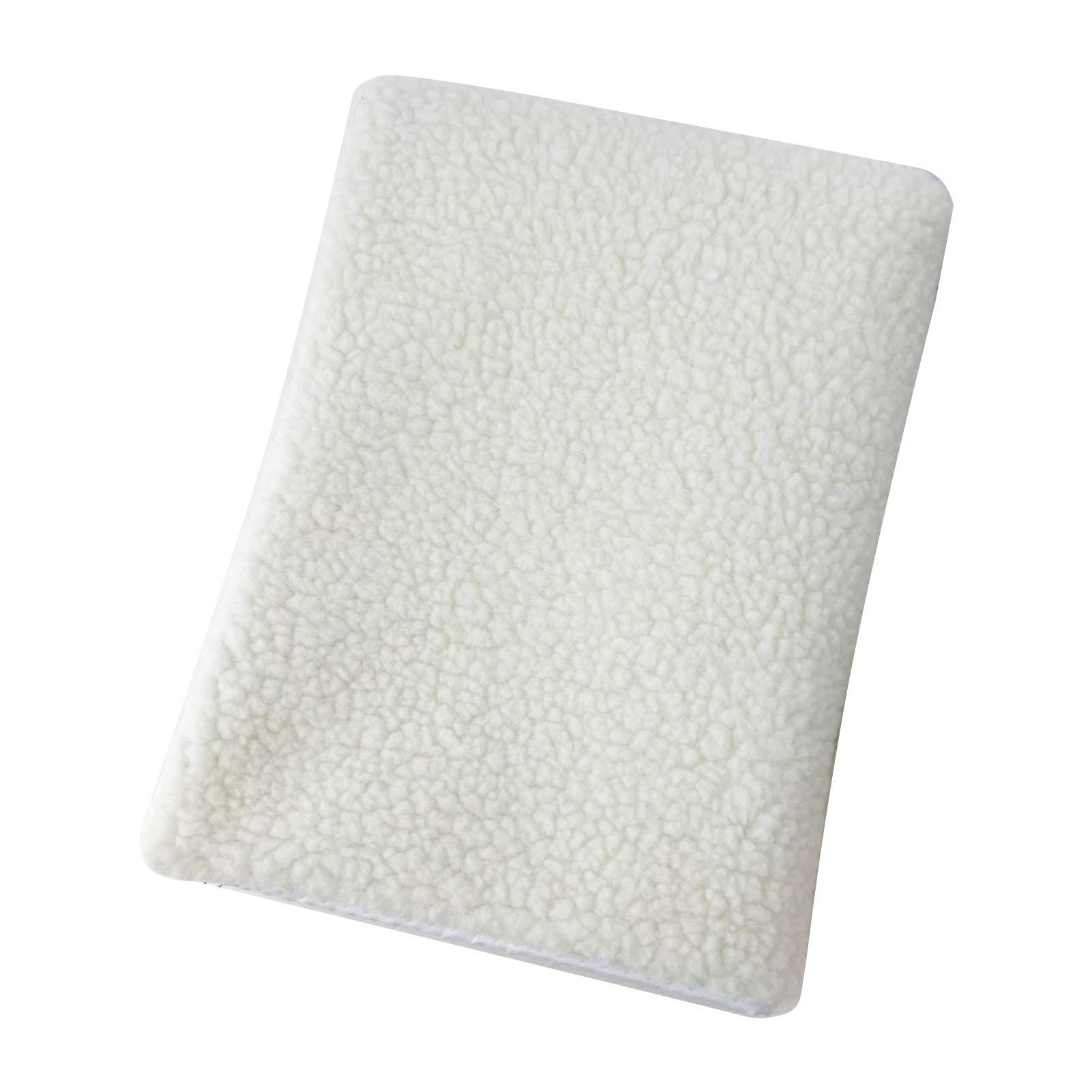 Outsideworld White Dog Bed Pad Soft Comfortable Lamb Wool Pet Sleeping Mat Durability Pet Bed Mat For Indoor Use