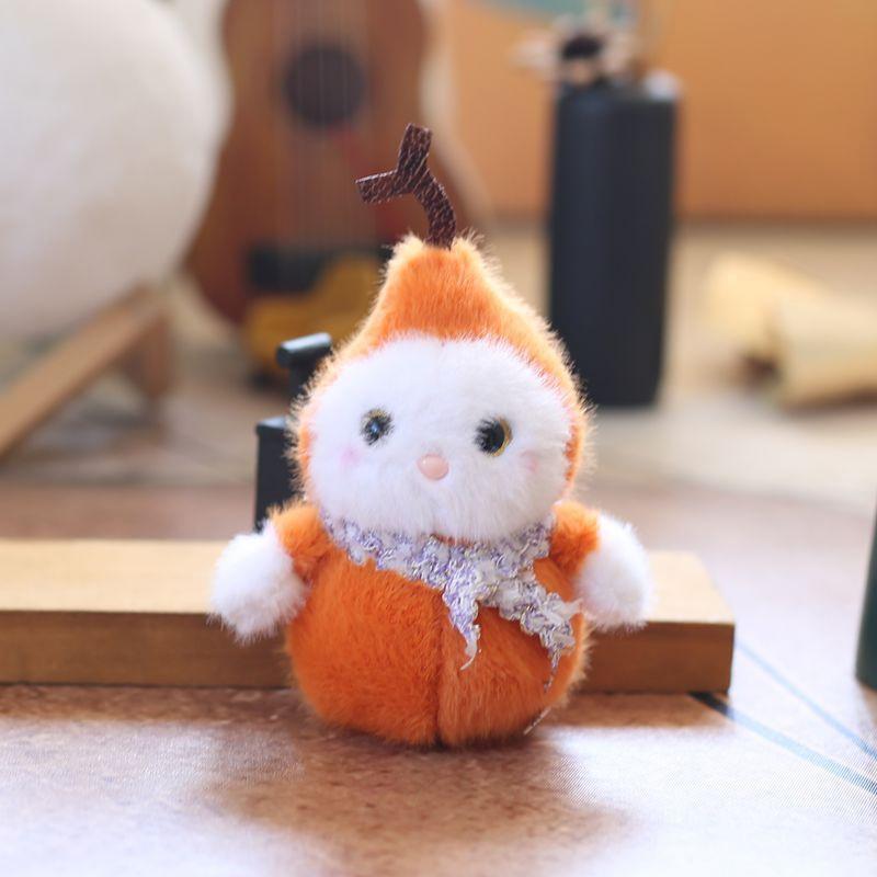 

15Cm Pp Cotton Filling Cute Gourd Plush Doll Pendant School Bag Keychain Birthday Gifts For Children оранжевый