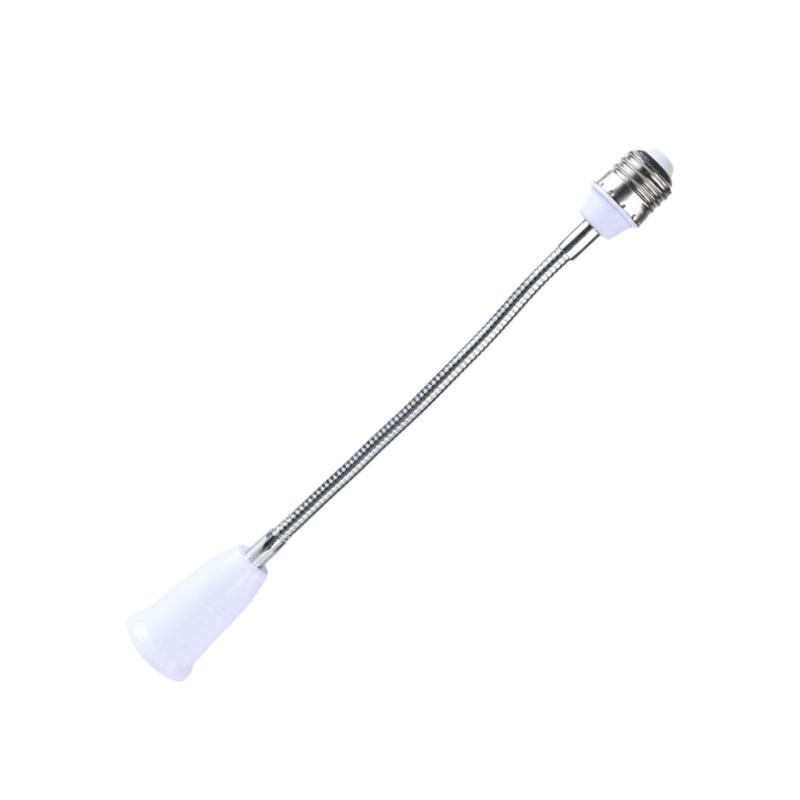 Adjustable E27 To E27 Light Bulb Socket Extension, Flexible Goosenecks Lamp Adapter, Home Lighting