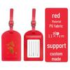 Thickened PU Leather Map-Stamped Luggage Tag & Passport Holder Set