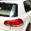 Rear Window Side Trunk Spoiler Canards Splitter Fit For VW Golf 6 MK6  2008-2013 Accessories  Glossy Black ABS