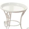 Plant Stand with Tray Decorative Heavy Duty Flower Pot Holder Stand Planter Shelves for Outdoor Balcony Patio Office Living Room